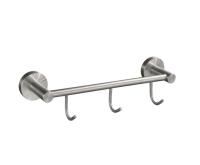 Вешалка с тремя крючками прямая нерж  GFmark 80204